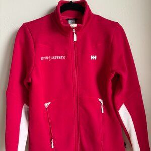 Helly Hansen x Aspen Snowmass Women's Full-Zip Fleece Jacket Red Size M